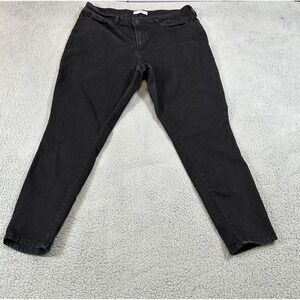 Denizen Levi's Jeans Womens 18S High Rise Skinny Black L28 Stretch Jegging Pants